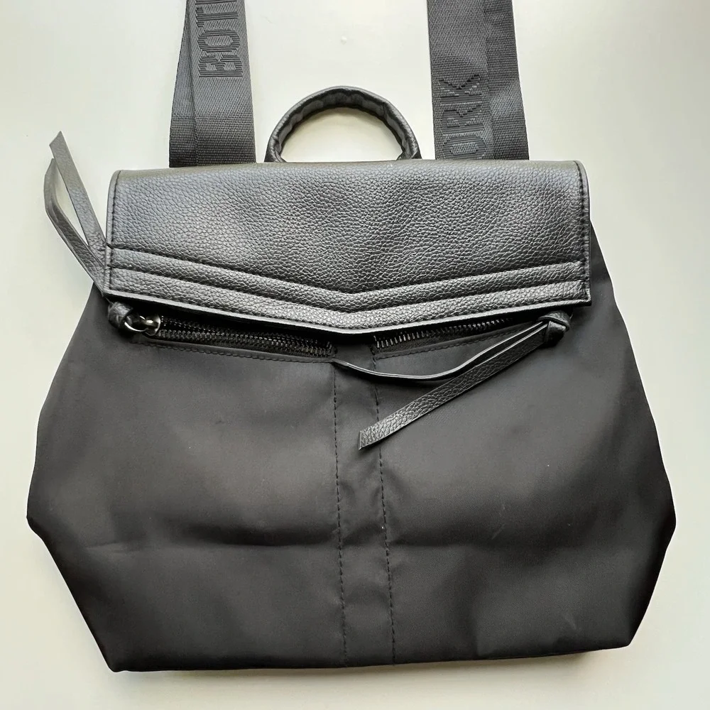 Botkier New York Trigger Black Backpack Women Adjustable Straps Bag